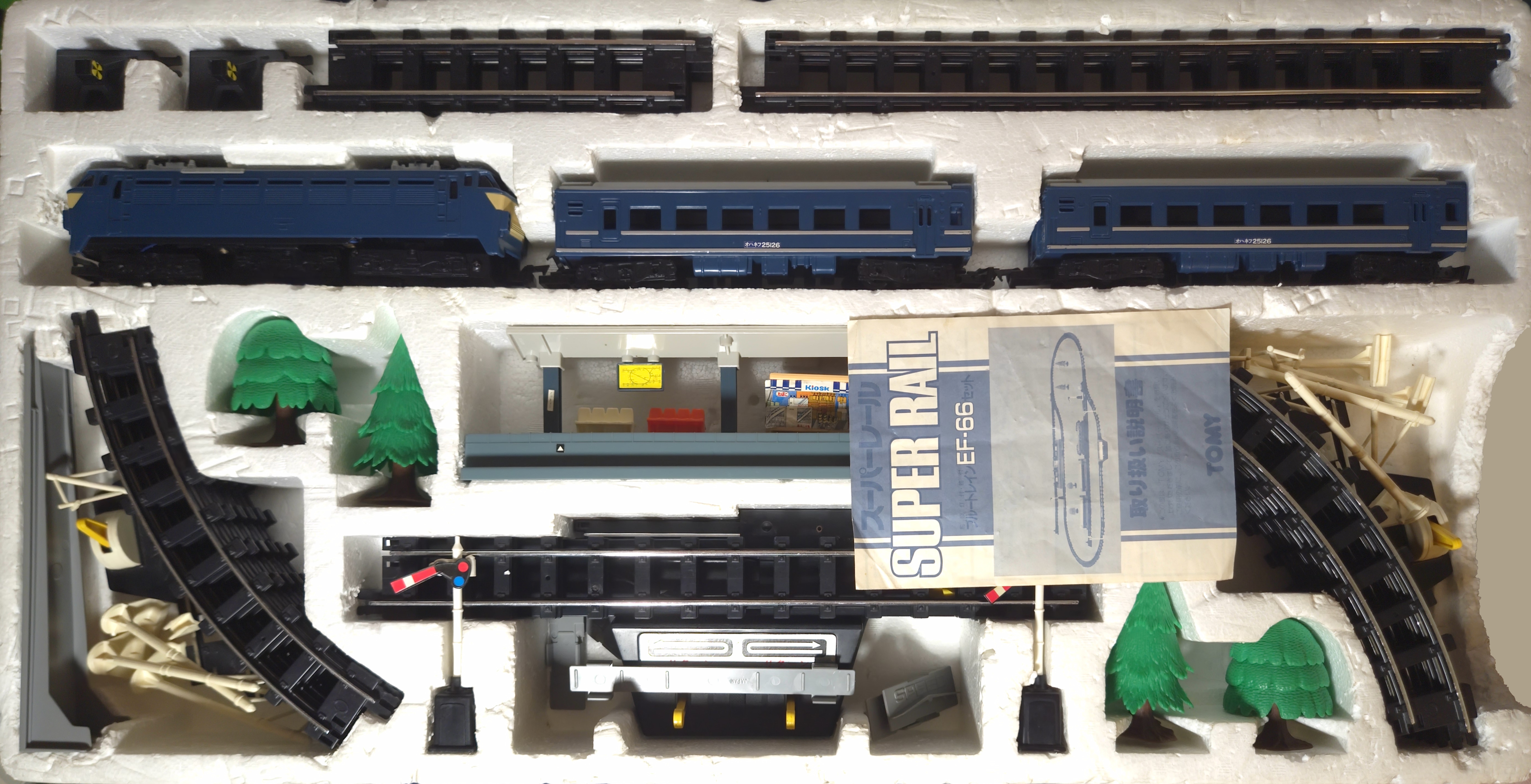 Tomy Super Rail Blue Train EF-66 Set